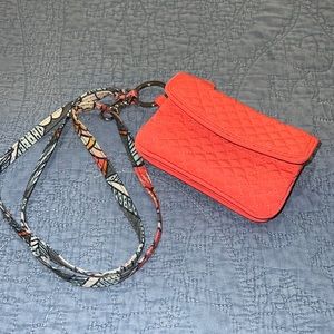 Vera Bradley lanyard and wallet